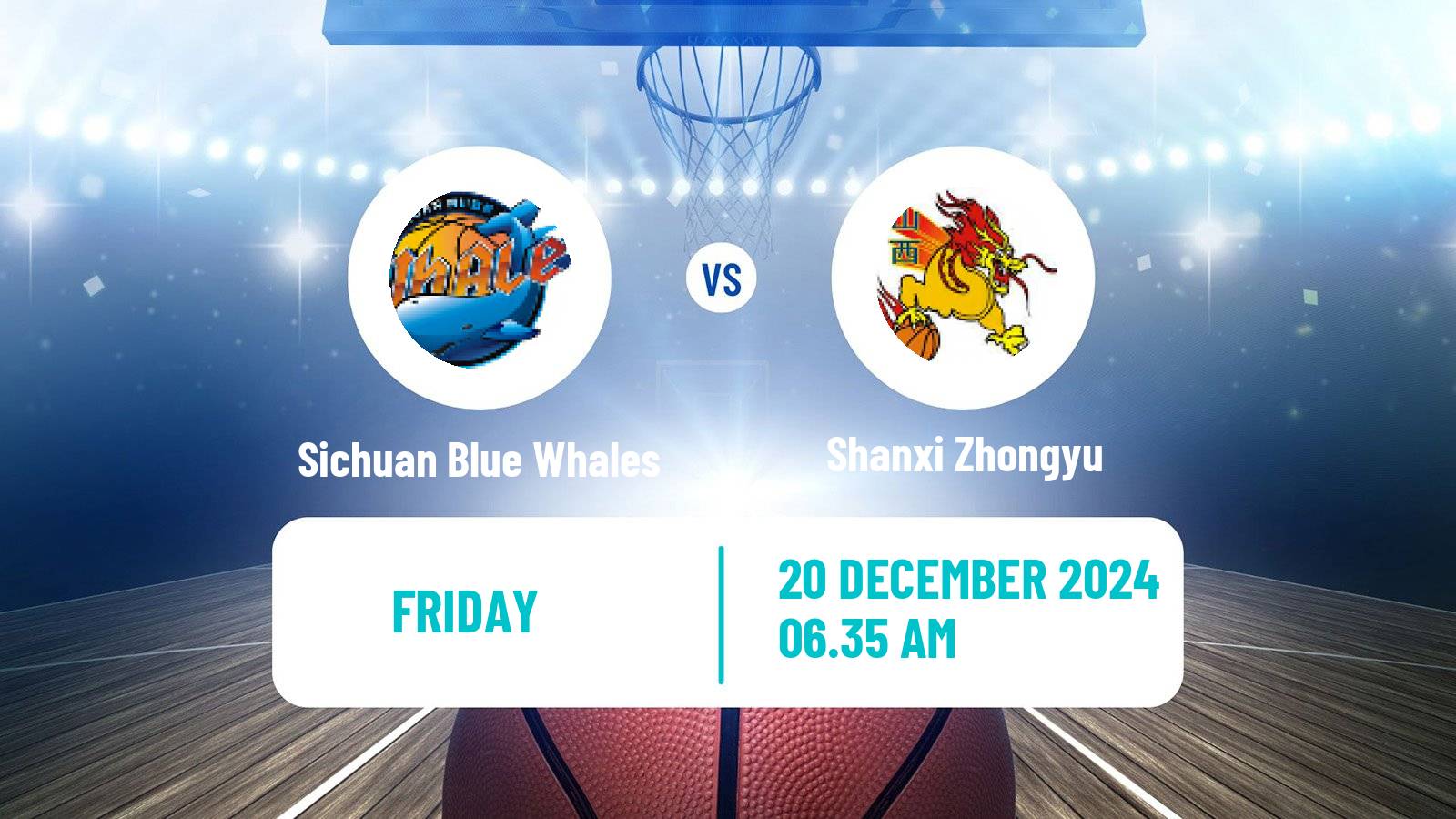 Basketball CBA Sichuan Blue Whales - Shanxi Zhongyu