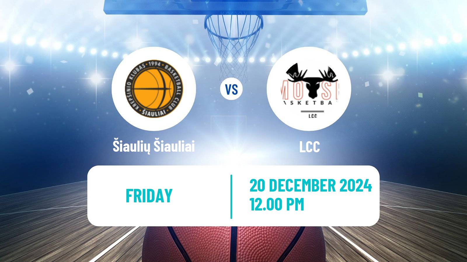 Basketball WBBL Šiaulių Šiauliai - LCC