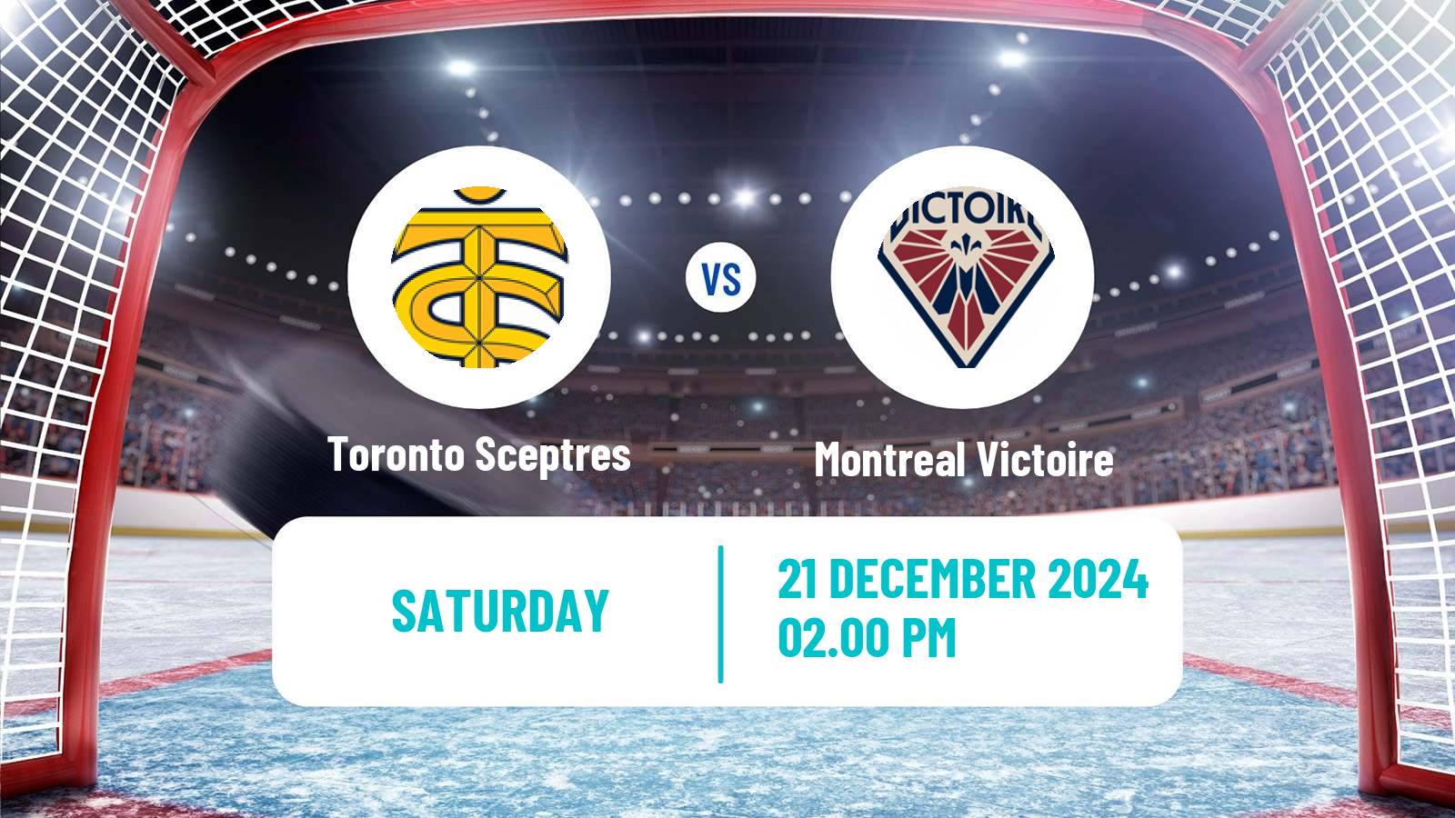 Hockey PWHL Women Toronto Sceptres - Montreal Victoire