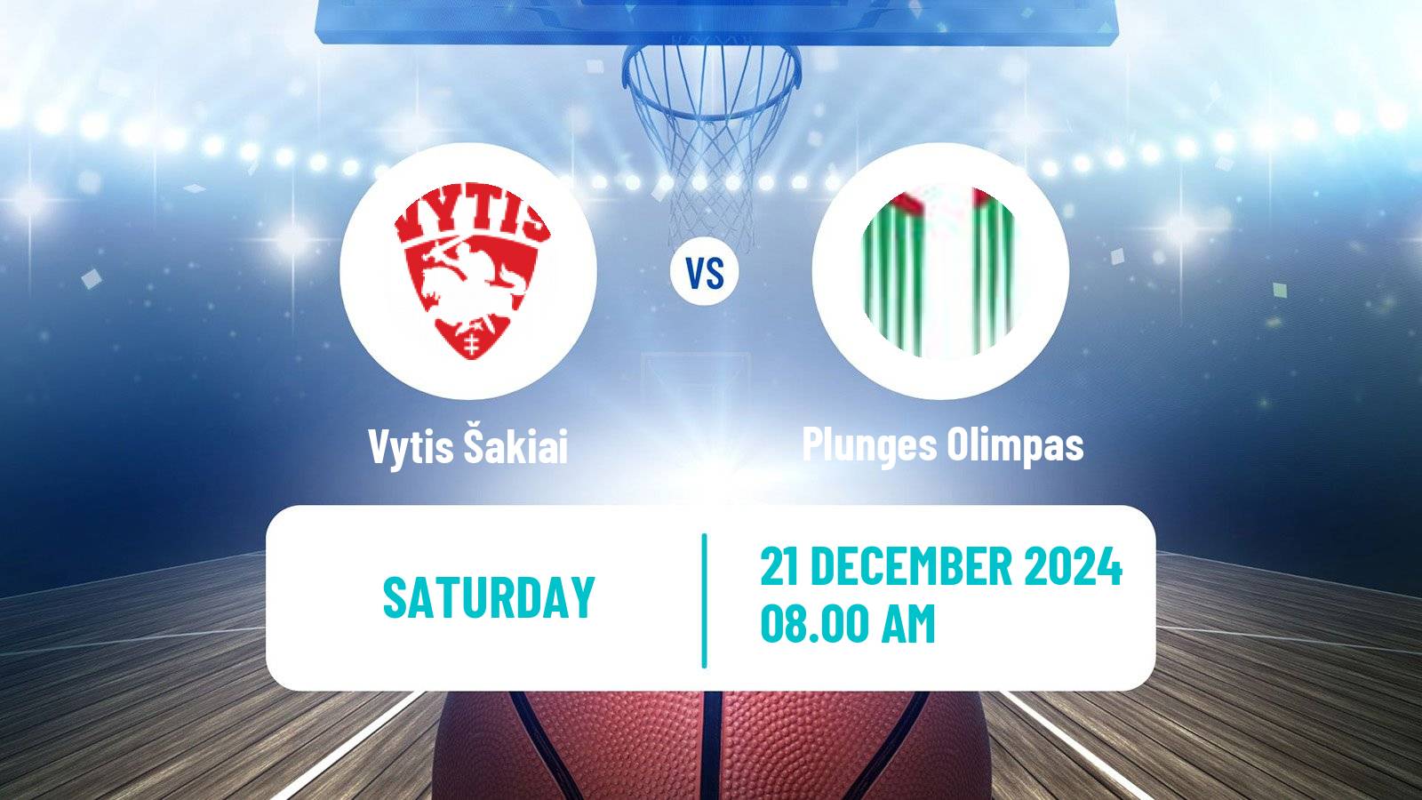 Basketball Lietuvos NKL Vytis Šakiai - Plunges Olimpas