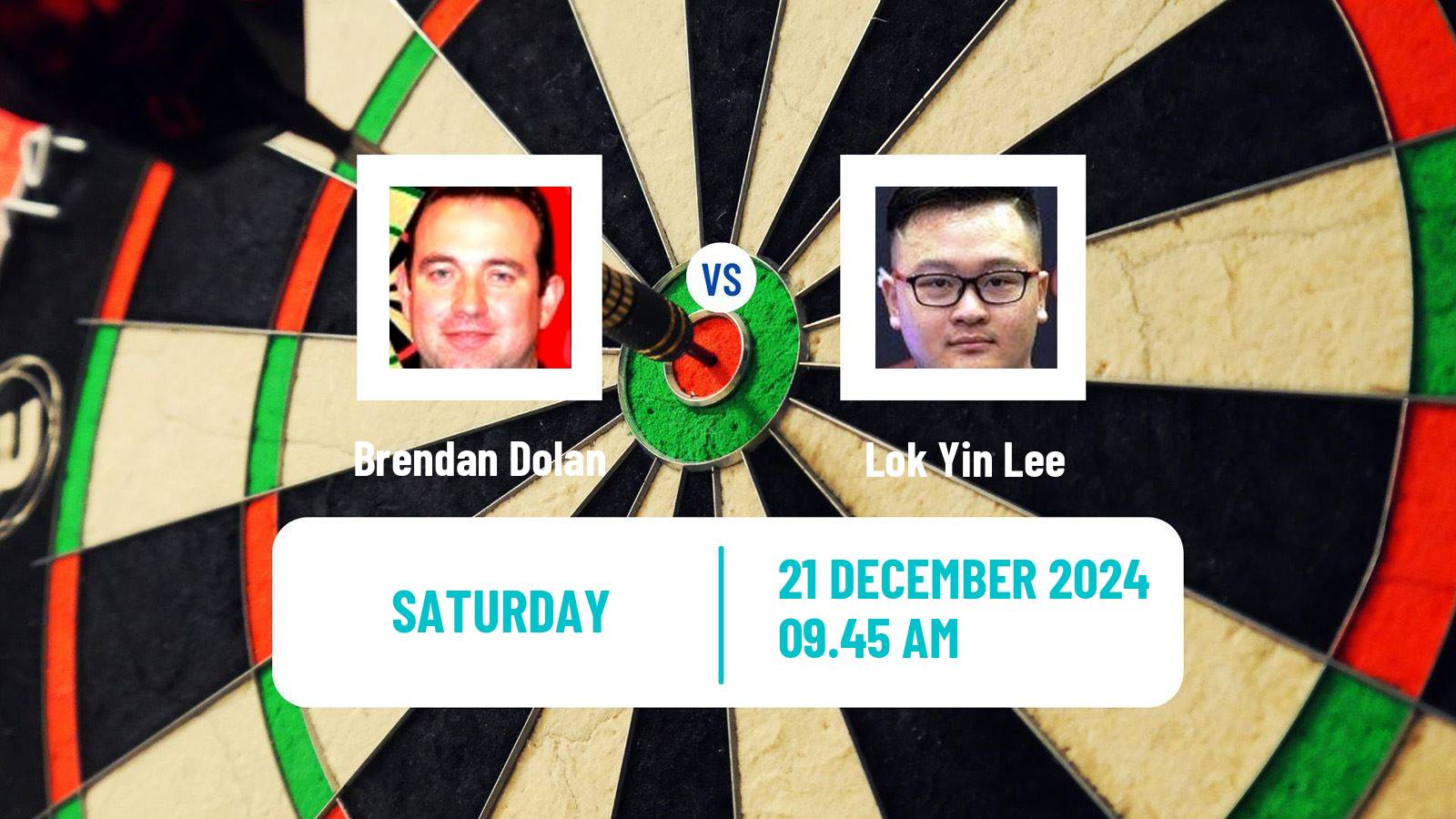 Darts PDC World Championship Brendan Dolan - Lok Yin Lee