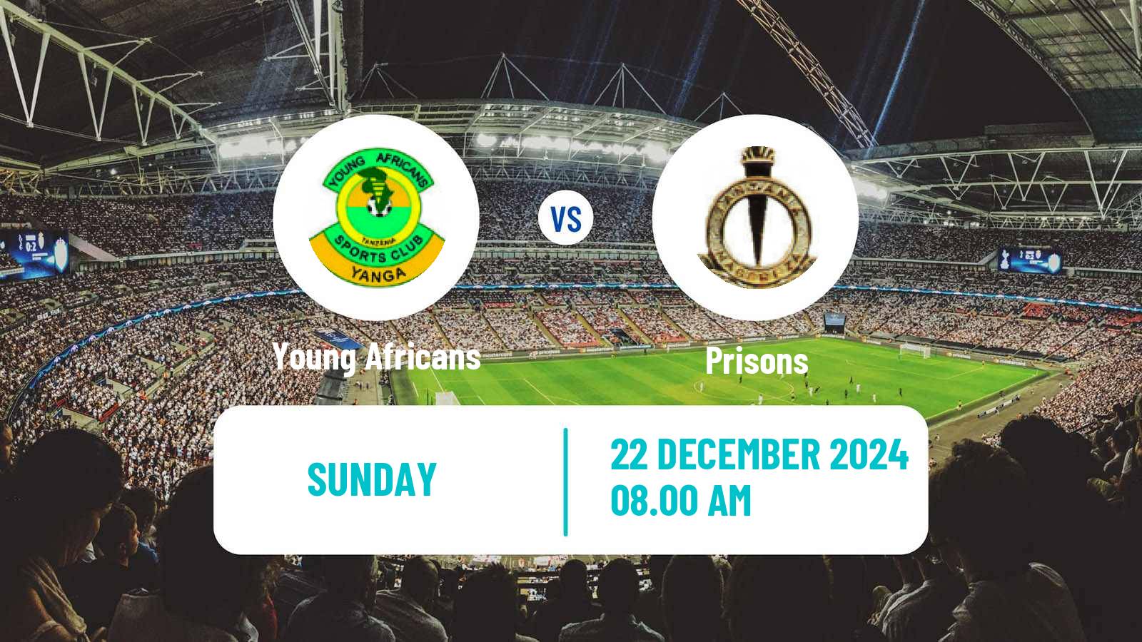 Soccer Tanzanian Premier League Young Africans - Prisons