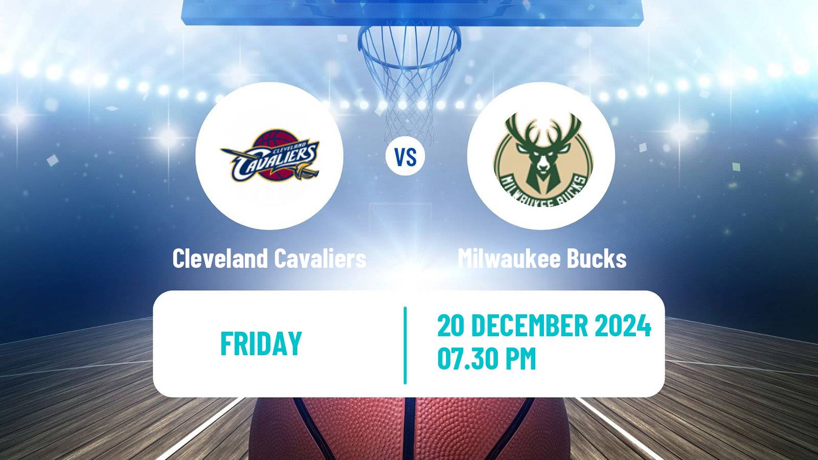 Basketball NBA Cleveland Cavaliers - Milwaukee Bucks