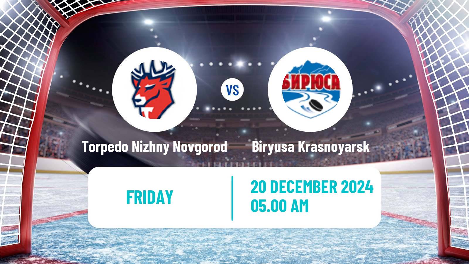 Hockey Russian WHL Torpedo Nizhny Novgorod - Biryusa Krasnoyarsk