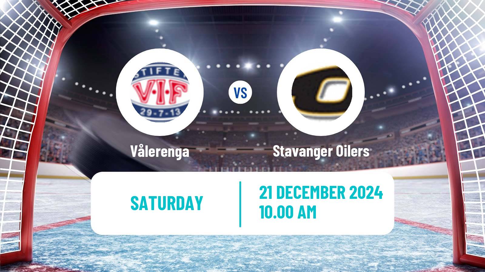 Hockey Norwegian Ligaen Hockey Vålerenga - Stavanger Oilers