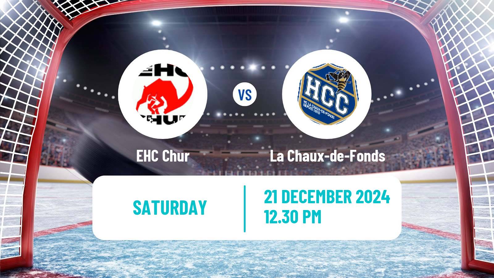 Hockey Swiss League Hockey Chur - La Chaux-de-Fonds