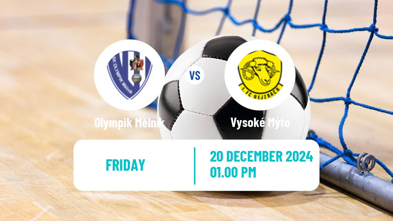 Futsal Czech 1 Futsal Liga Olympik Mělník - Vysoké Mýto