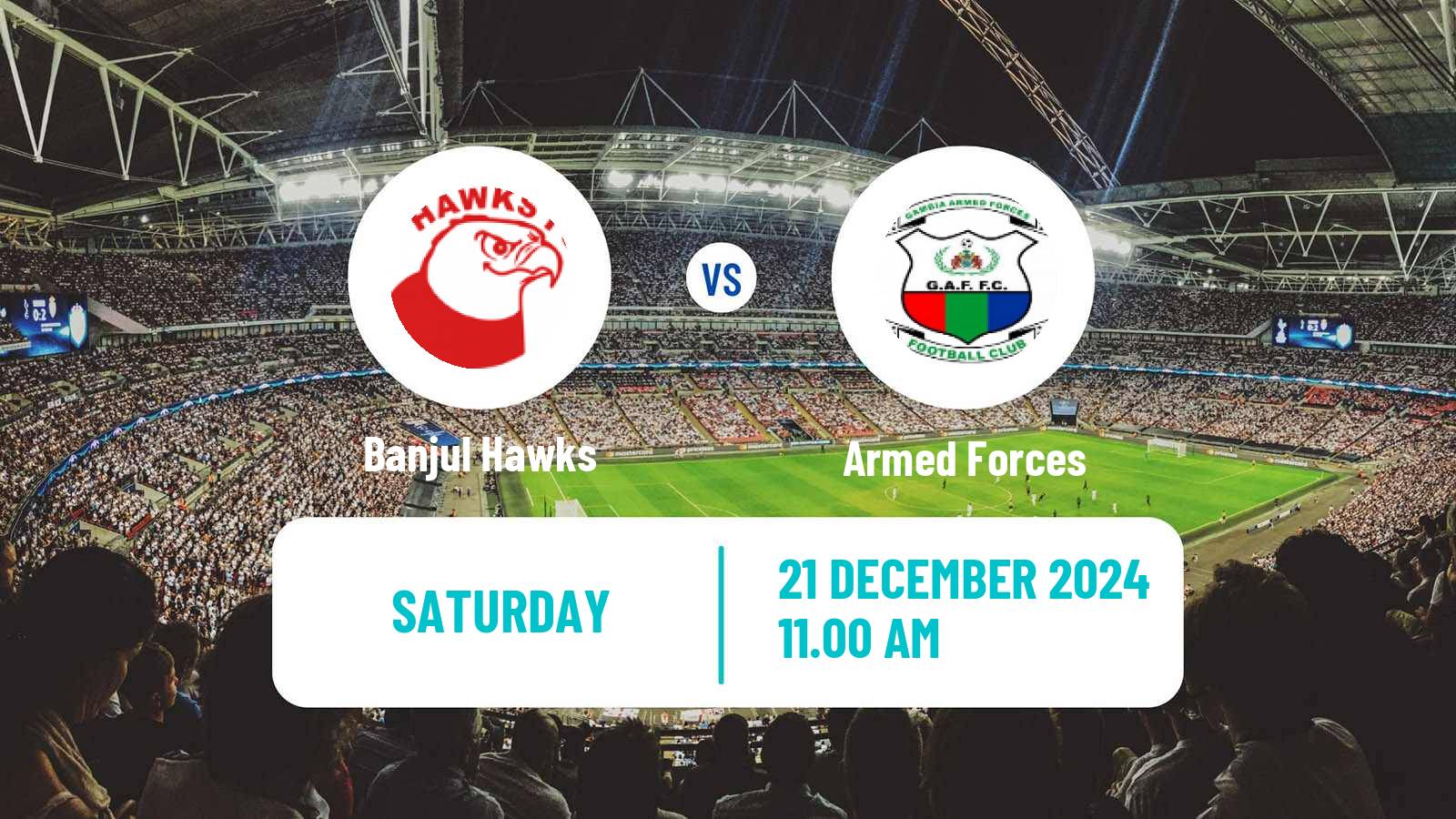 Soccer Gambian GFA League Banjul Hawks - Armed Forces