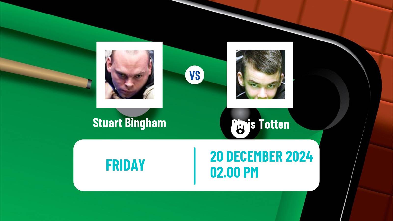 Snooker World Open Stuart Bingham - Chris Totten