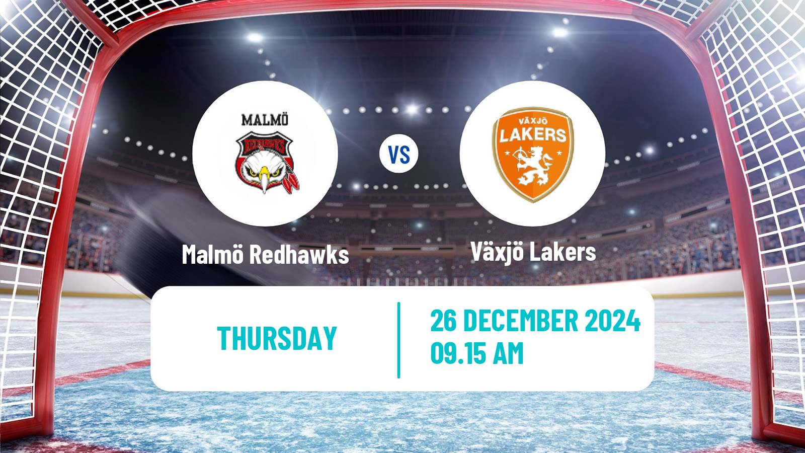 Hockey SHL Malmö Redhawks - Växjö Lakers