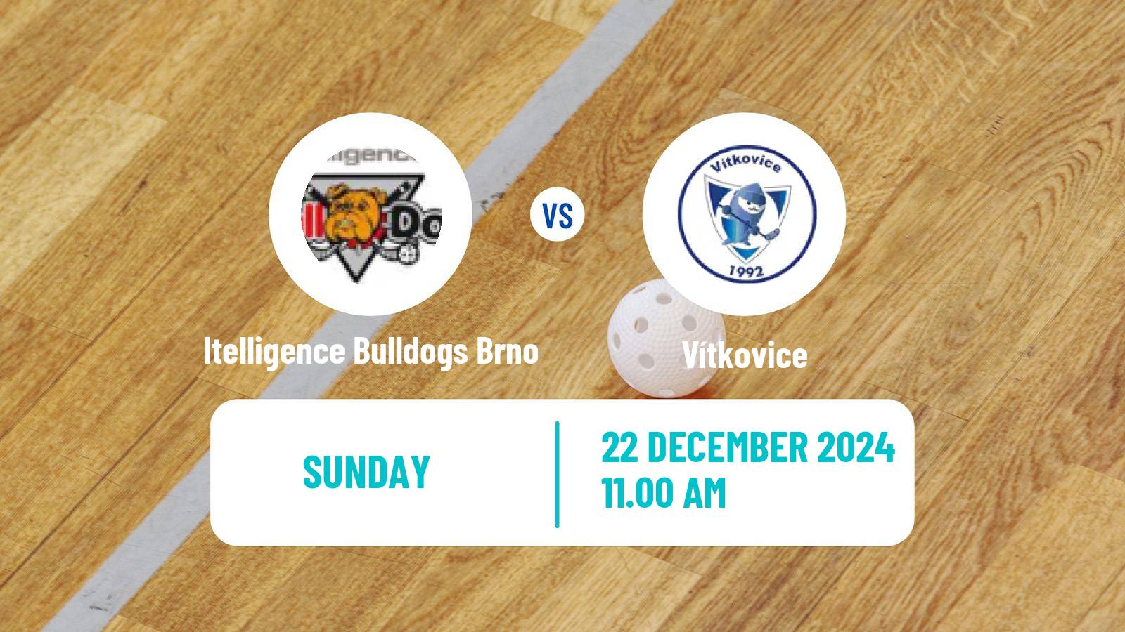 Floorball Czech Superliga Floorball Itelligence Bulldogs Brno - Vítkovice