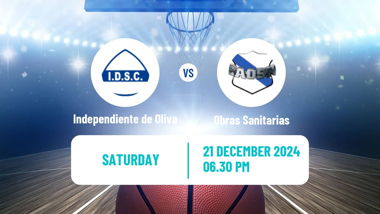 Basketball Argentinian LNB Independiente de Oliva - Obras Sanitarias