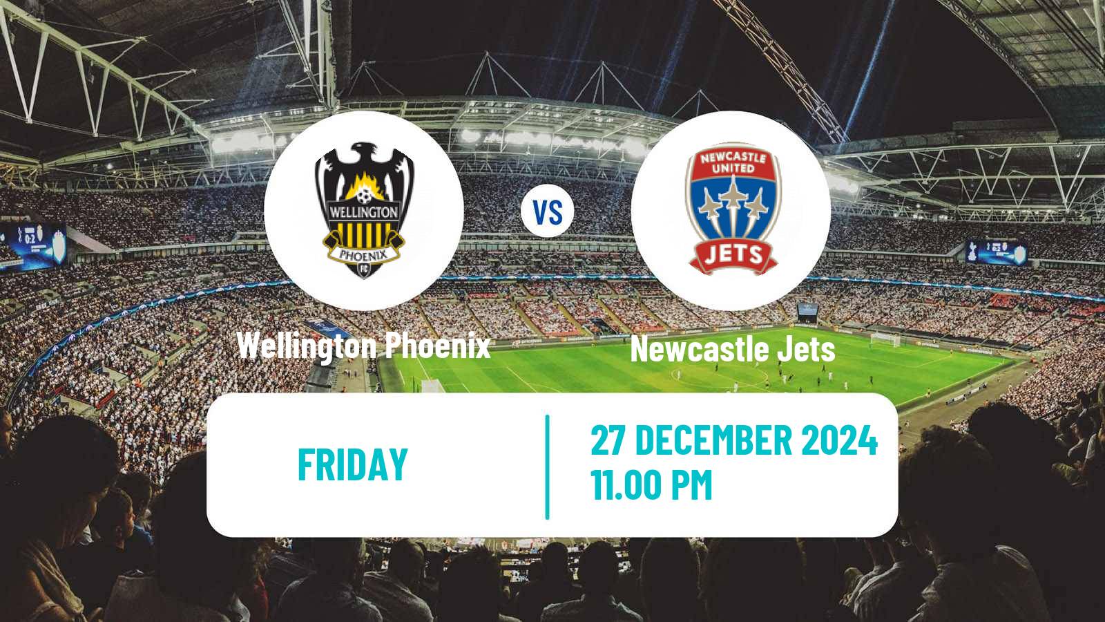 Soccer Australian A-League Wellington Phoenix - Newcastle Jets