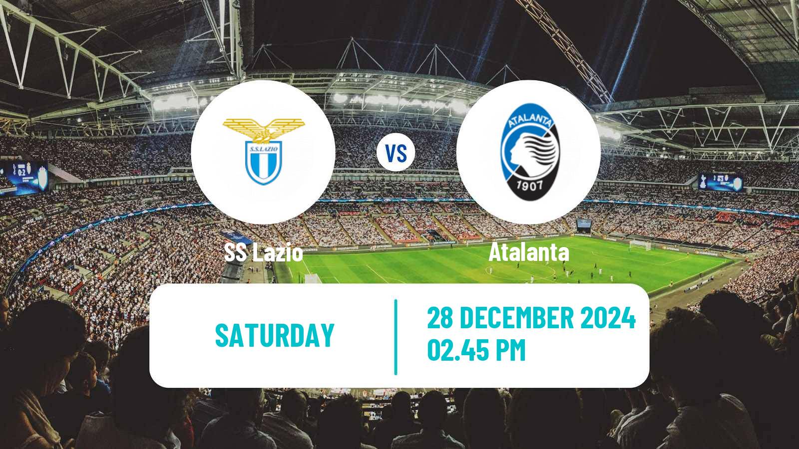 Soccer Italian Serie A Lazio - Atalanta