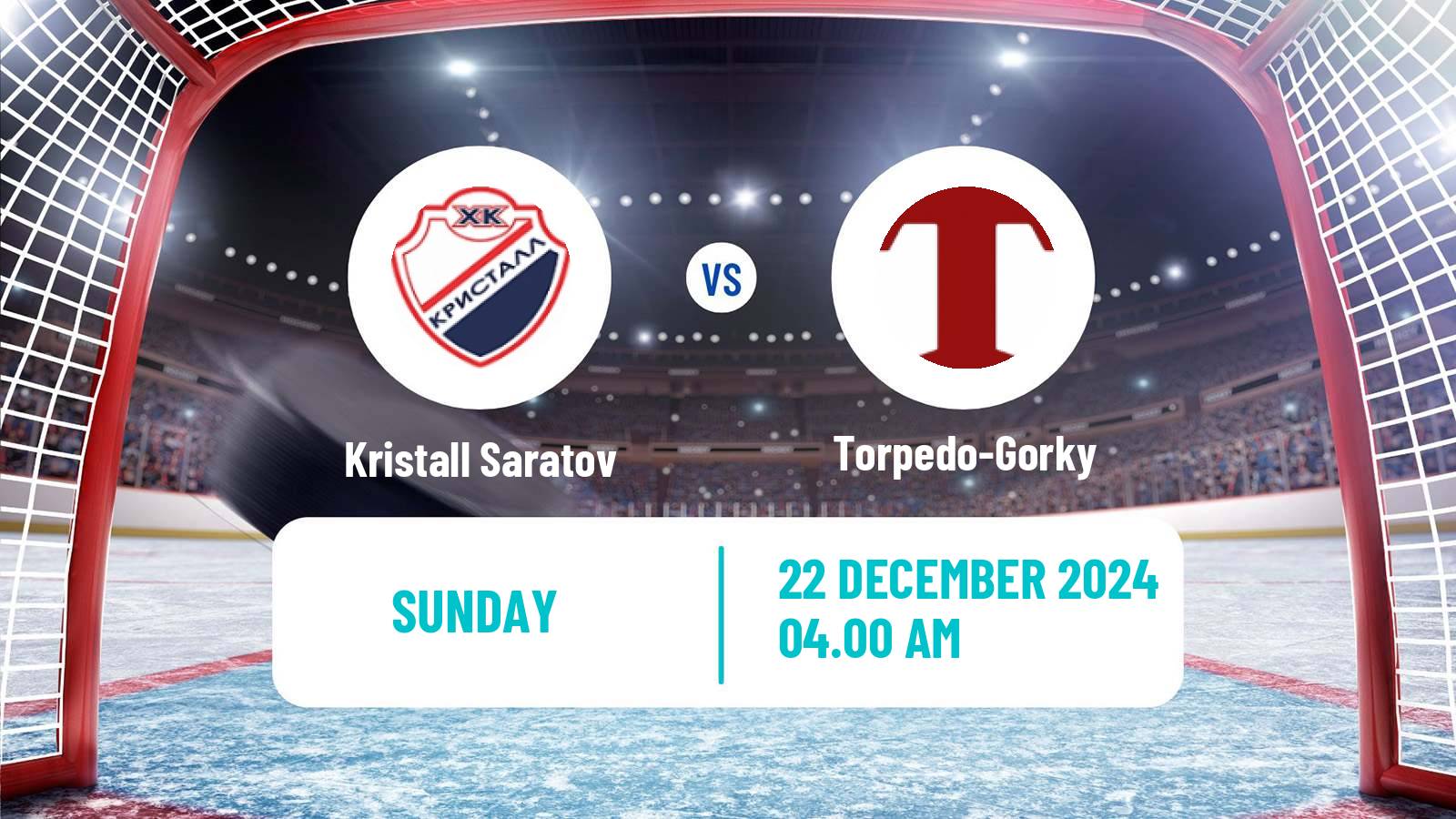 Hockey VHL Kristall Saratov - Torpedo-Gorky