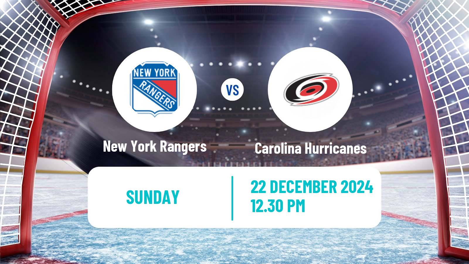 Hockey NHL New York Rangers - Carolina Hurricanes