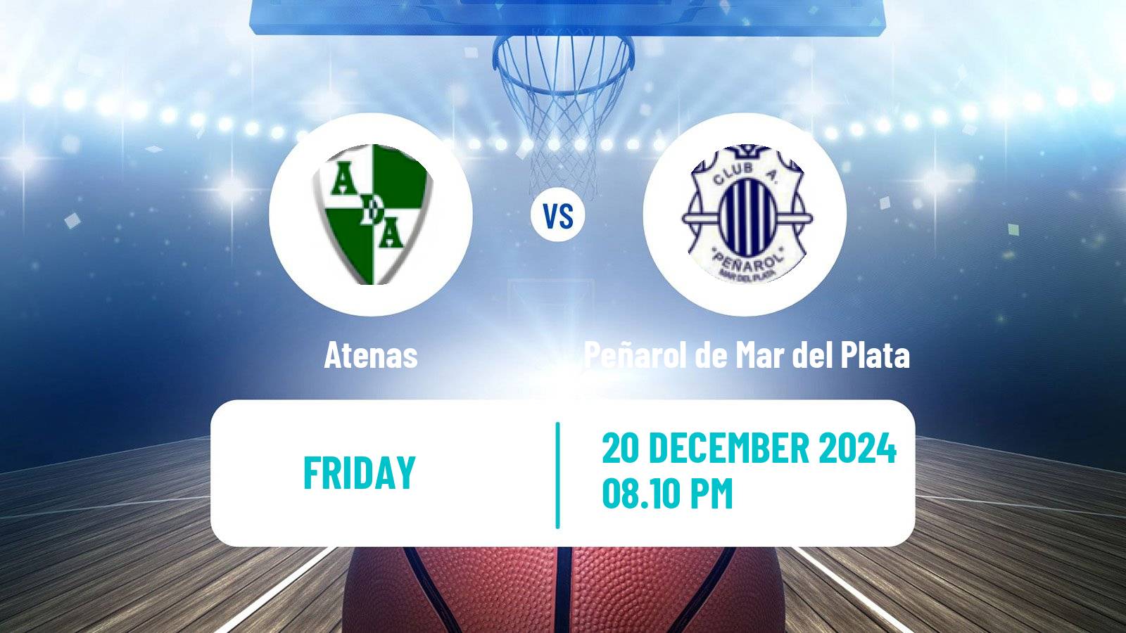 Basketball Argentinian LNB Atenas - Peñarol de Mar del Plata