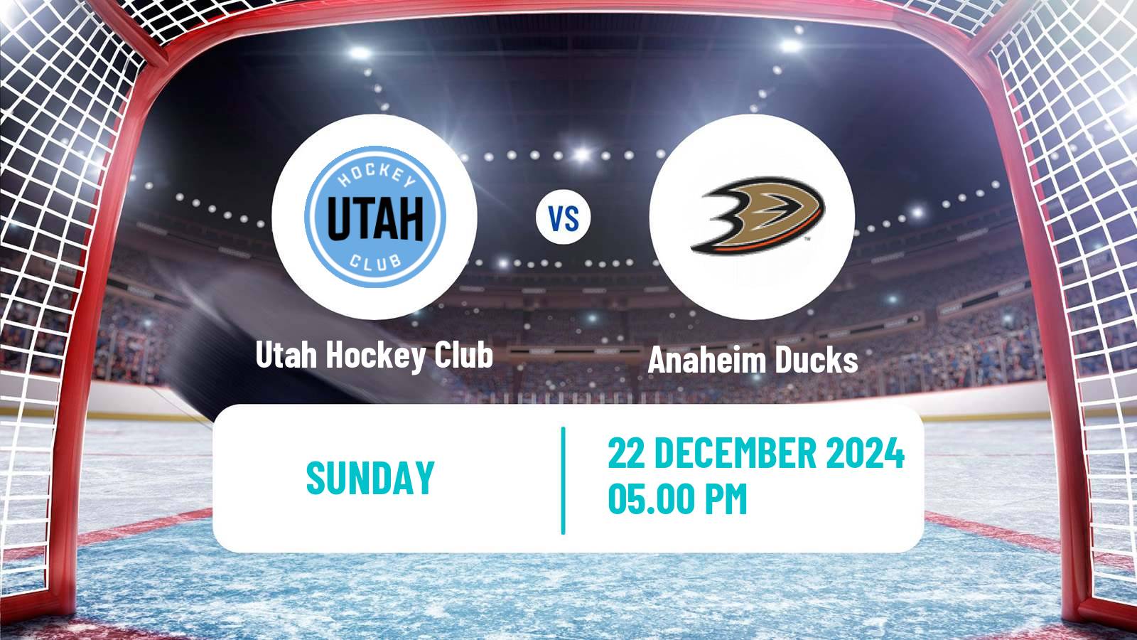 Hockey NHL Utah Hockey Club - Anaheim Ducks