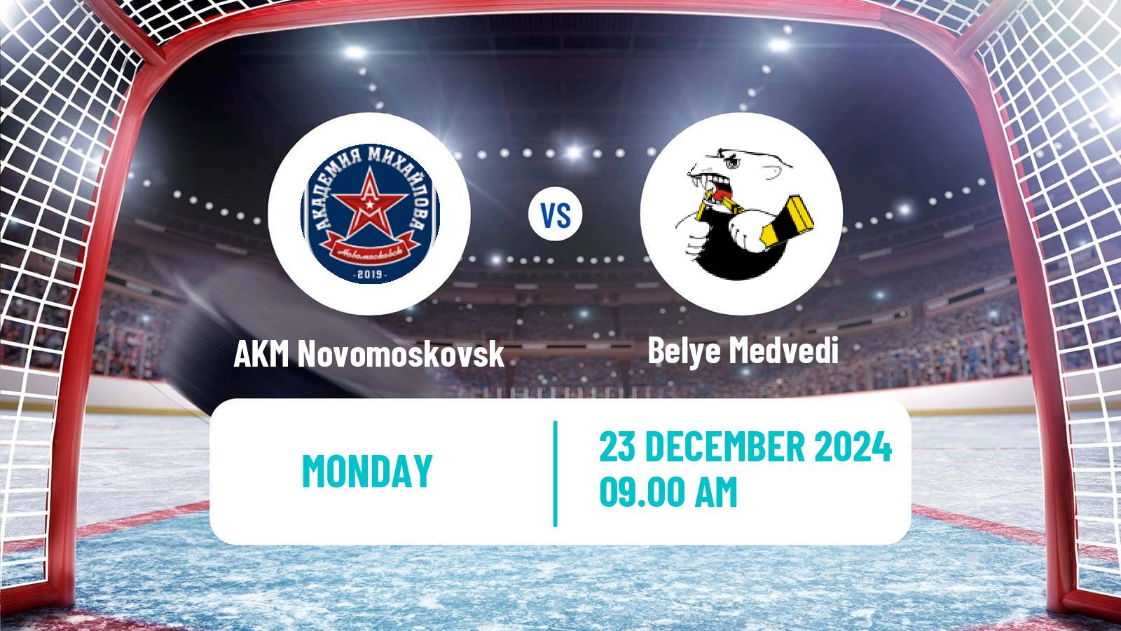 Hockey MHL AKM Novomoskovsk - Belye Medvedi