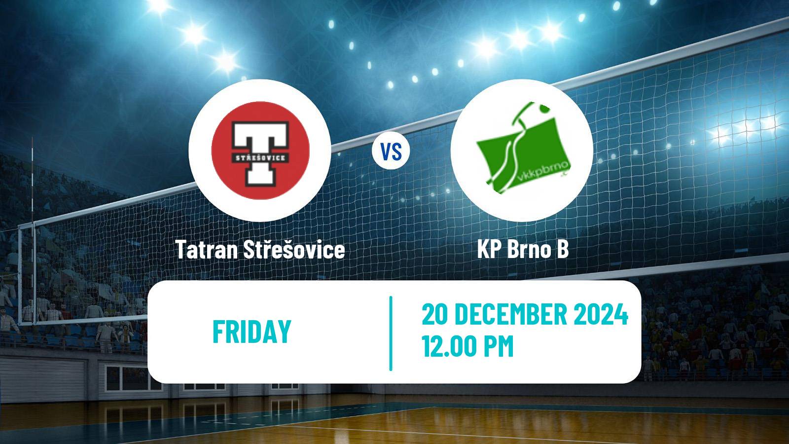 Volleyball Czech 1 Liga Volleyball Women Tatran Střešovice - KP Brno B