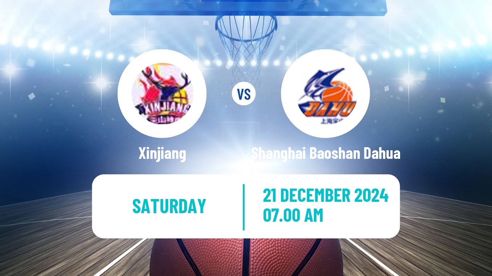 Basketball WCBA Xinjiang - Shanghai Baoshan Dahua