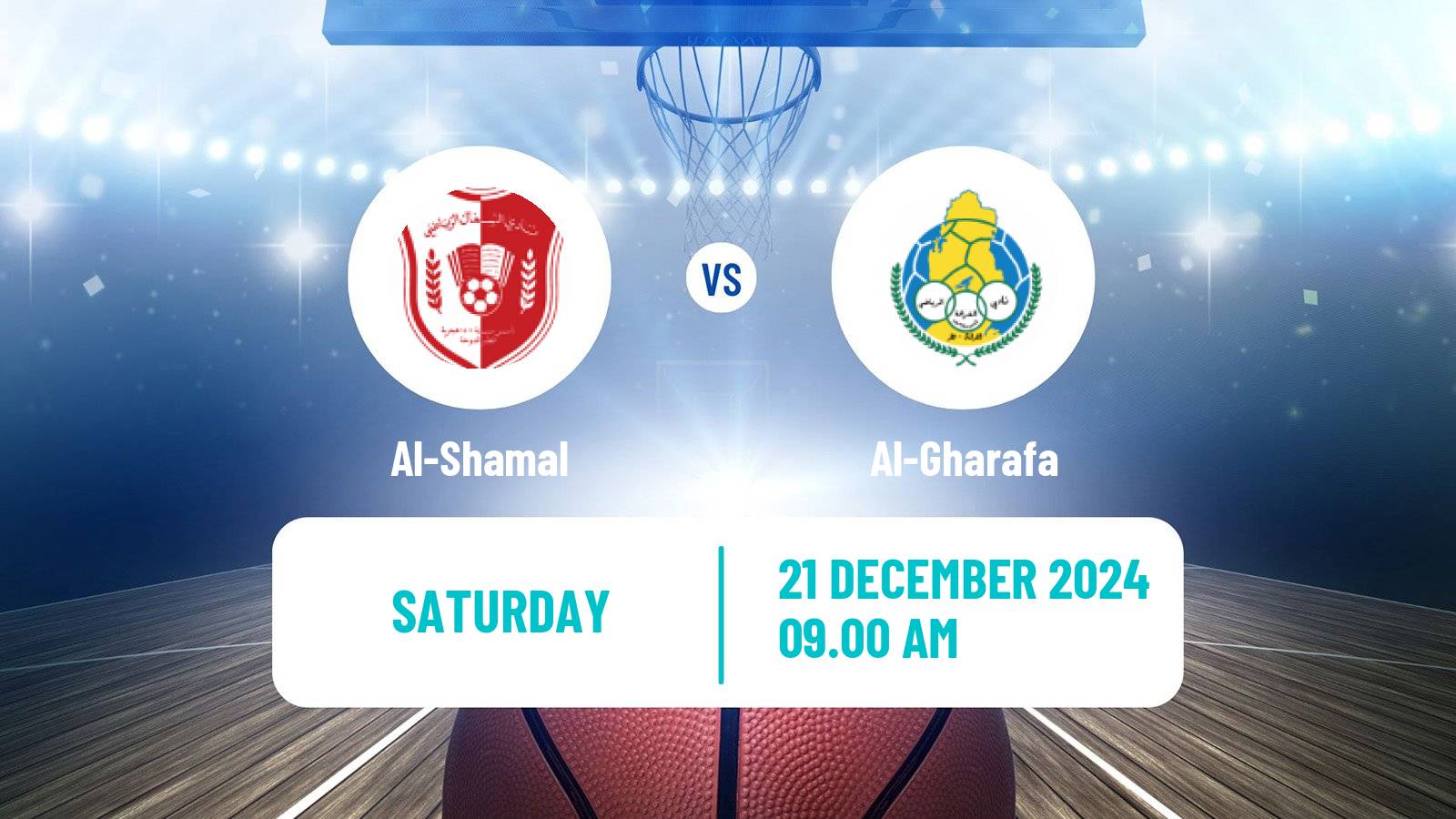 Basketball Qatar Basketball League Al-Shamal - Al-Gharafa