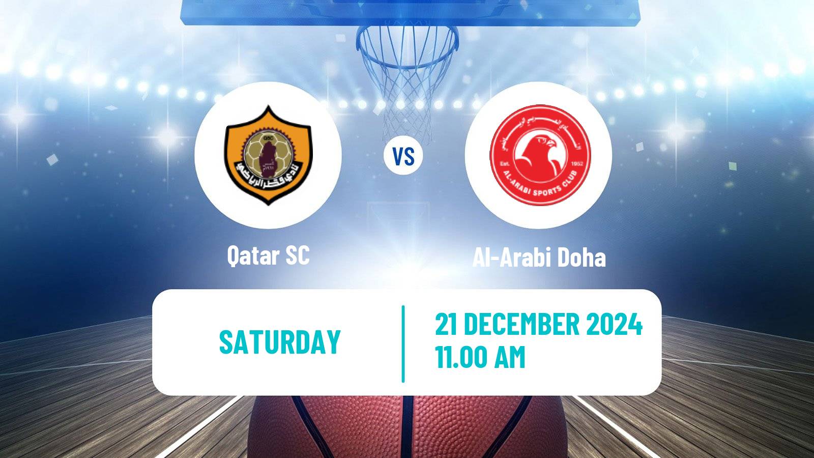 Basketball Qatar Basketball League Qatar SC - Al-Arabi Doha