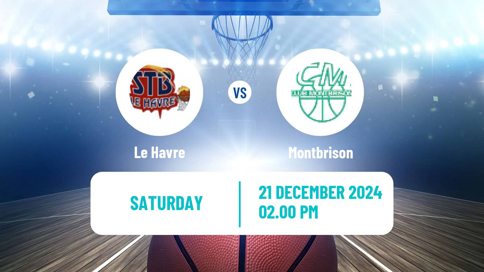 Basketball French Ligue 2 Basketball Women Le Havre - Montbrison