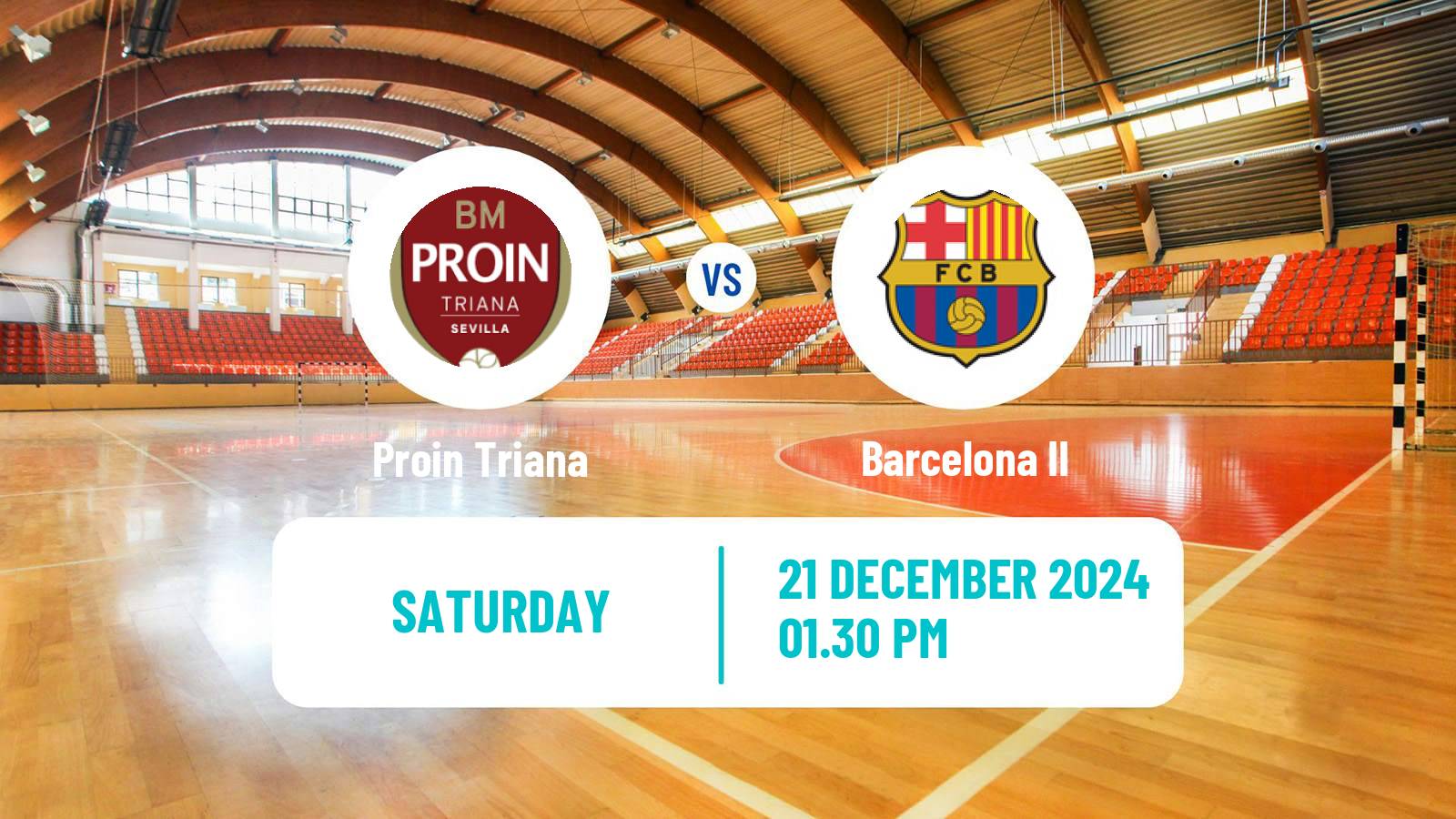 Handball Spanish Division de Honor Plata Handball Proin Triana - Barcelona II