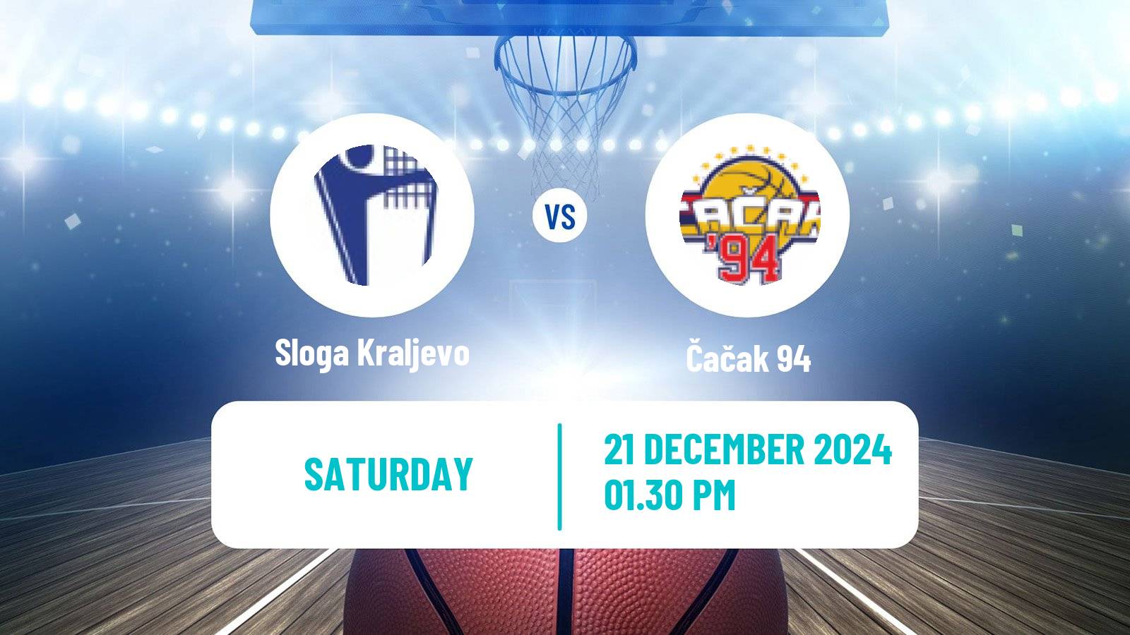 Basketball Serbian First League Basketball Sloga Kraljevo - Čačak 94