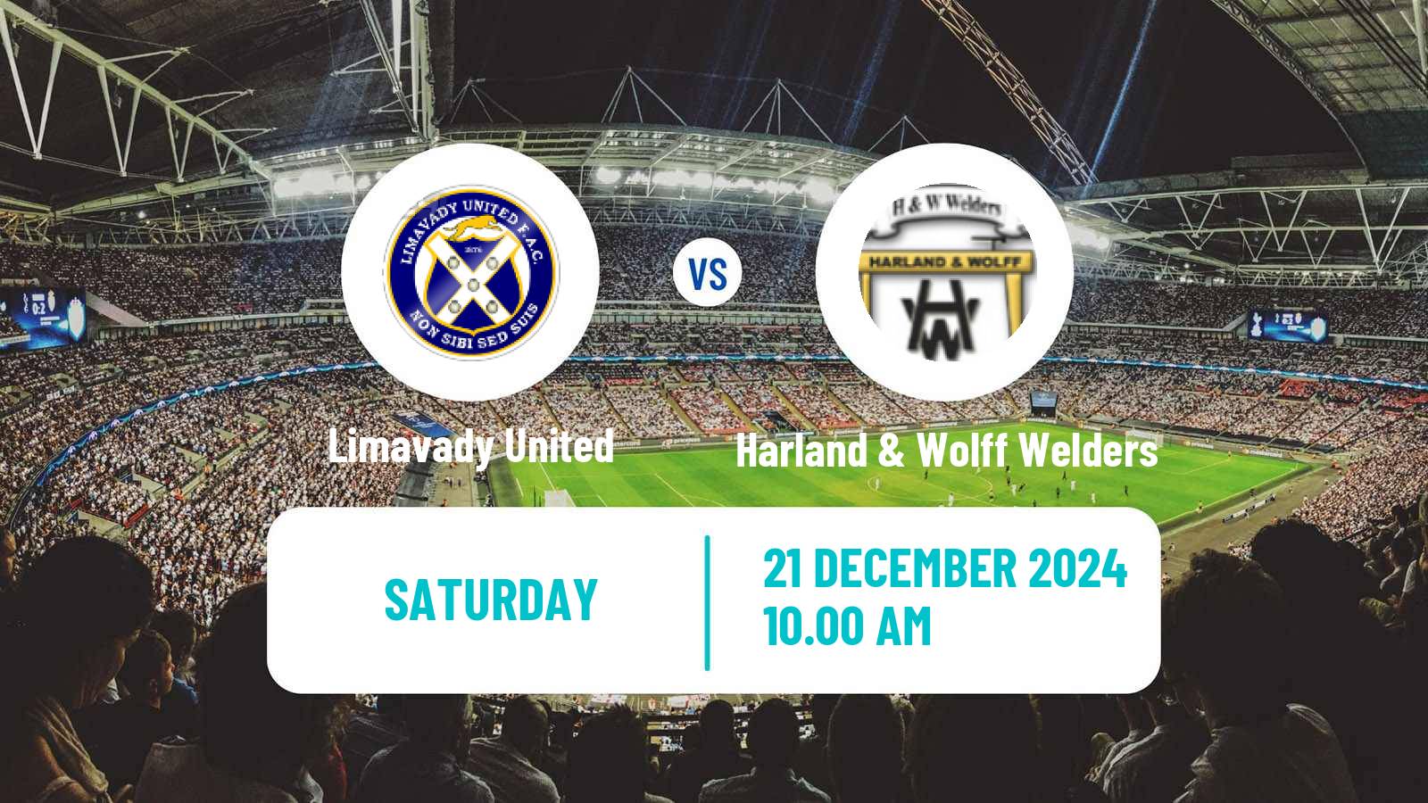 Soccer Northern Irish Championship Limavady United - Harland & Wolff Welders