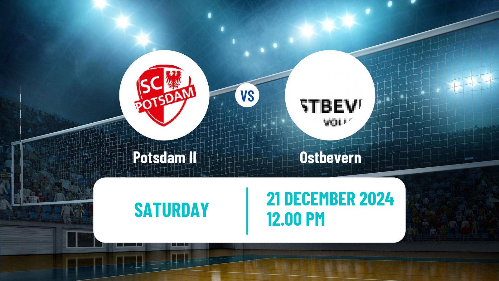 Volleyball German 2 Bundesliga North Volleyball Women Potsdam II - Ostbevern