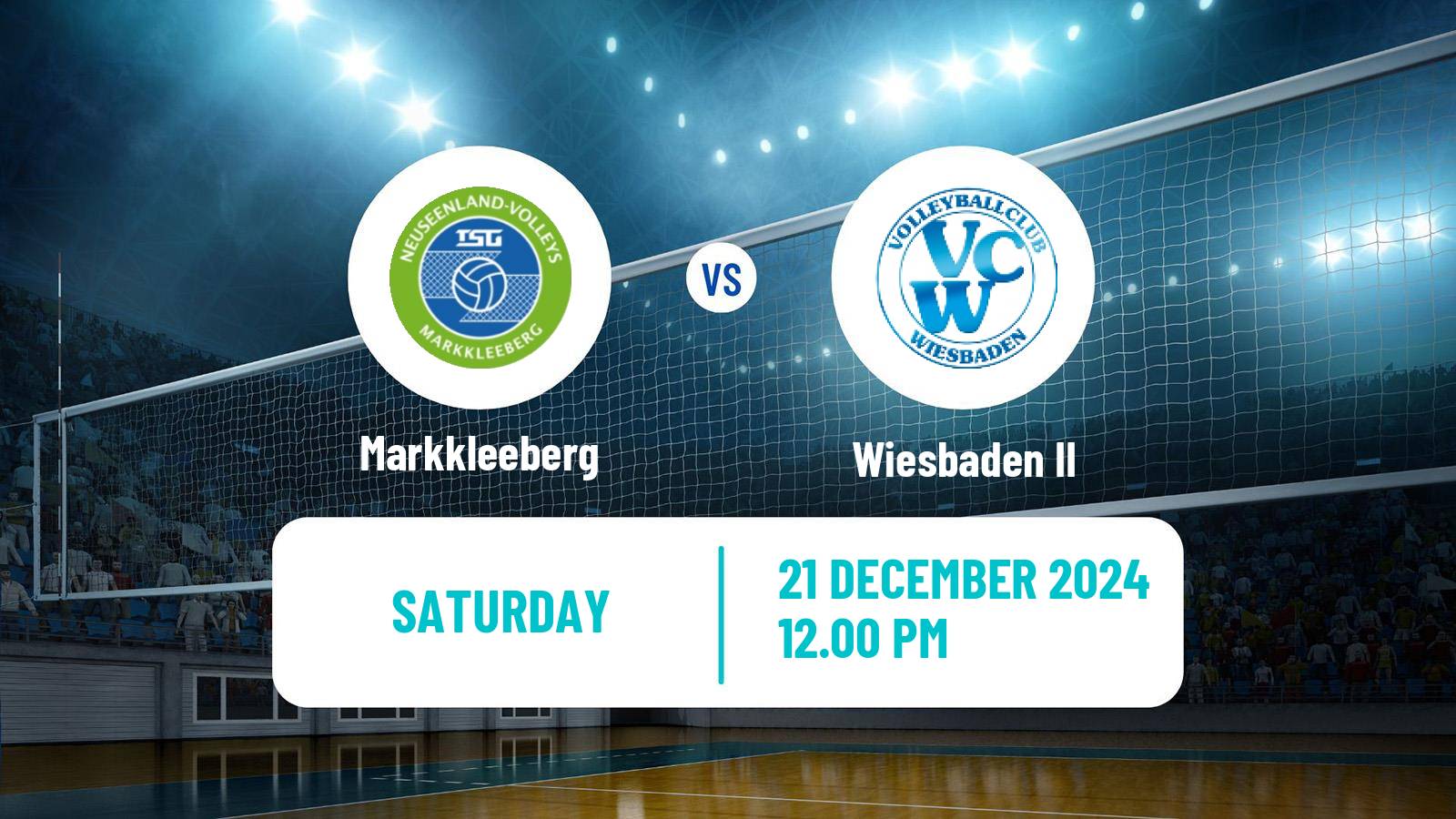 Volleyball German 2 Bundesliga South Volleyball Women Markkleeberg - Wiesbaden II