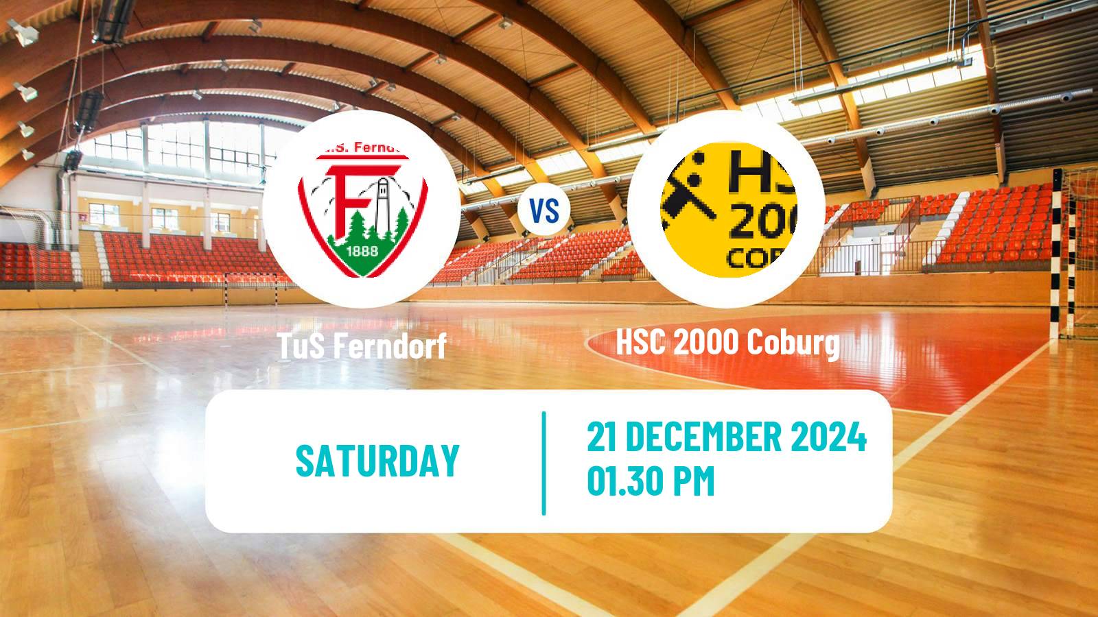 Handball German 2 Bundesliga Handball Ferndorf - HSC 2000 Coburg