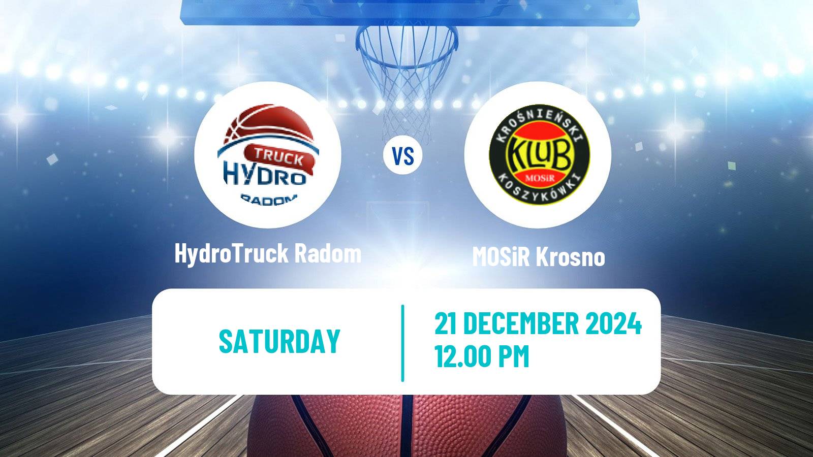 Basketball Polish 1 Liga Basketball HydroTruck Radom - MOSiR Krosno