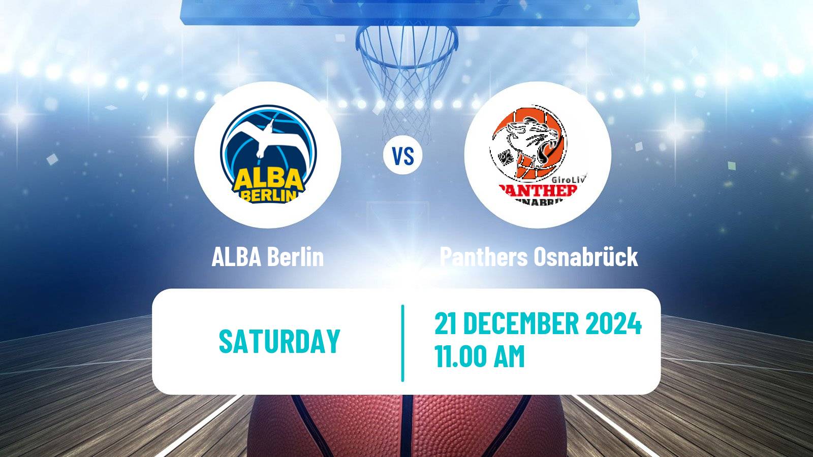 Basketball German DBBL ALBA Berlin - Panthers Osnabrück