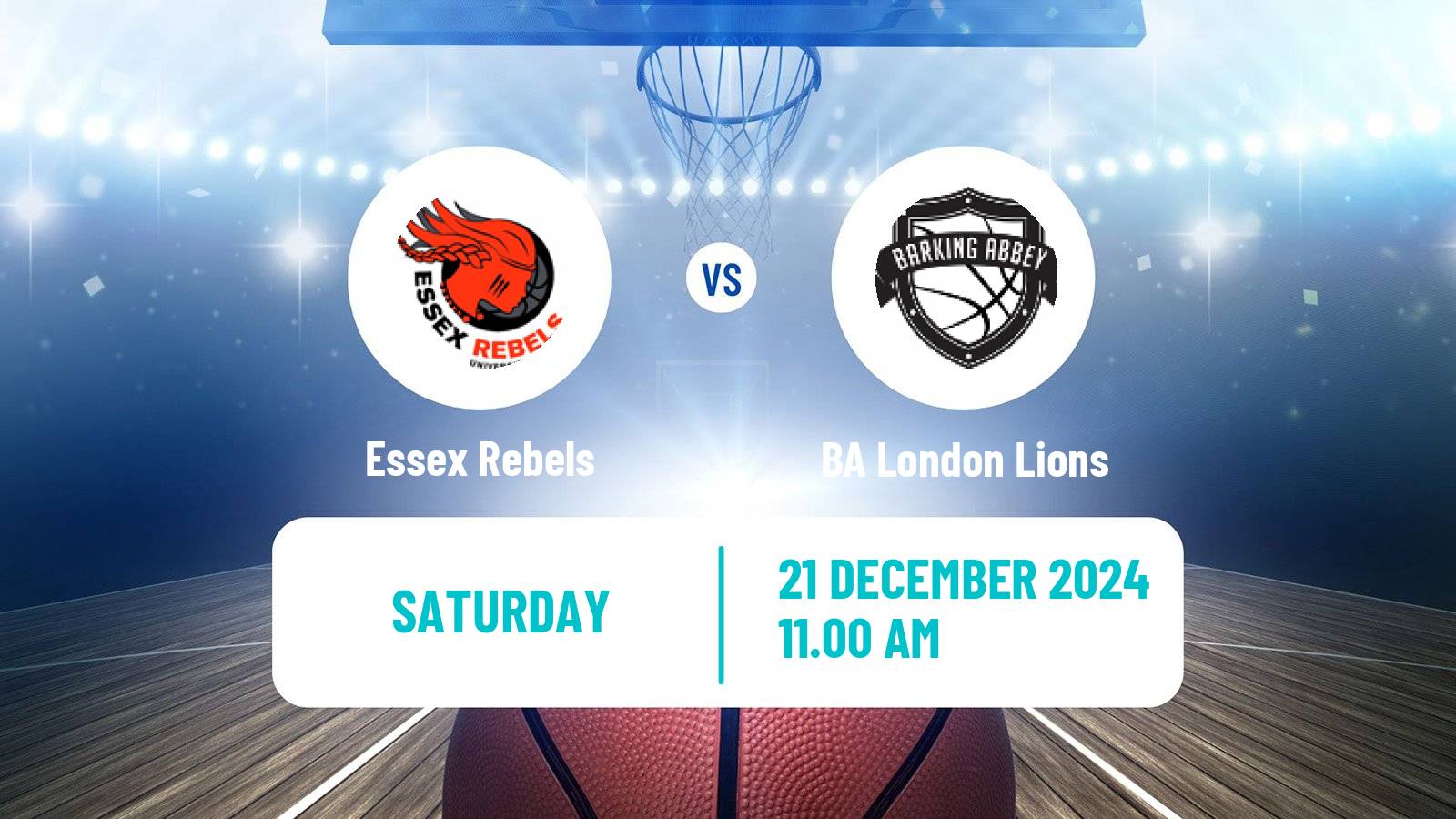 Basketball British WBBL Essex Rebels - BA London Lions