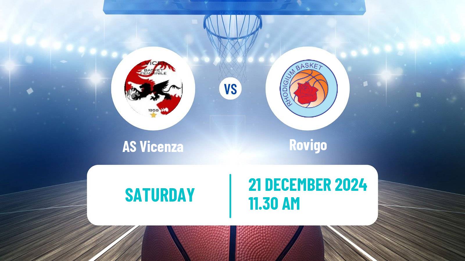 Basketball Serie A2 Basketball Women Group B Vicenza - Rovigo