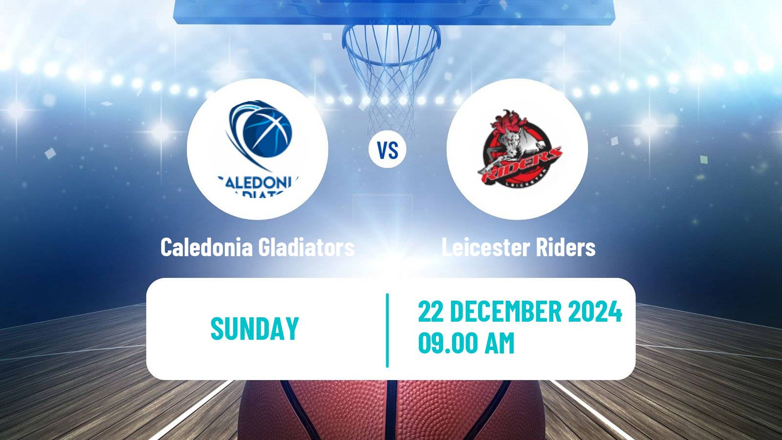 Basketball British WBBL Caledonia Gladiators - Leicester Riders