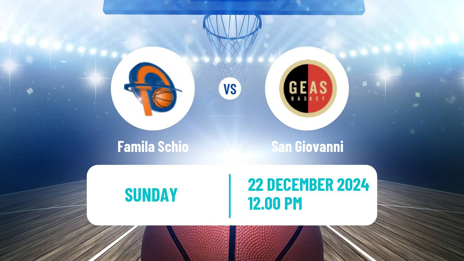 Basketball Italian Serie A1 Basketball Women Famila Schio - San Giovanni