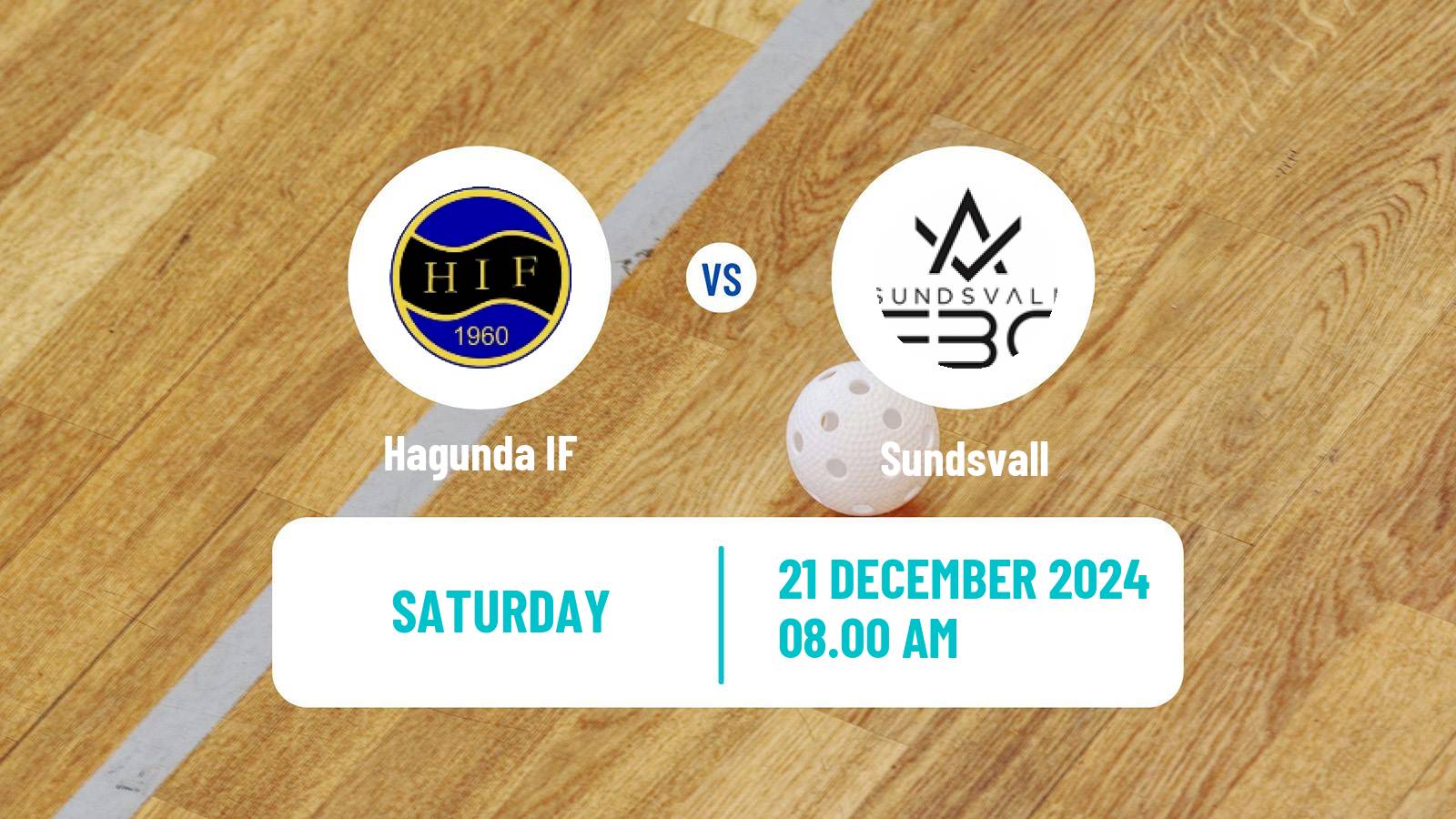 Floorball Swedish Allsvenskan Floorball Hagunda - Sundsvall