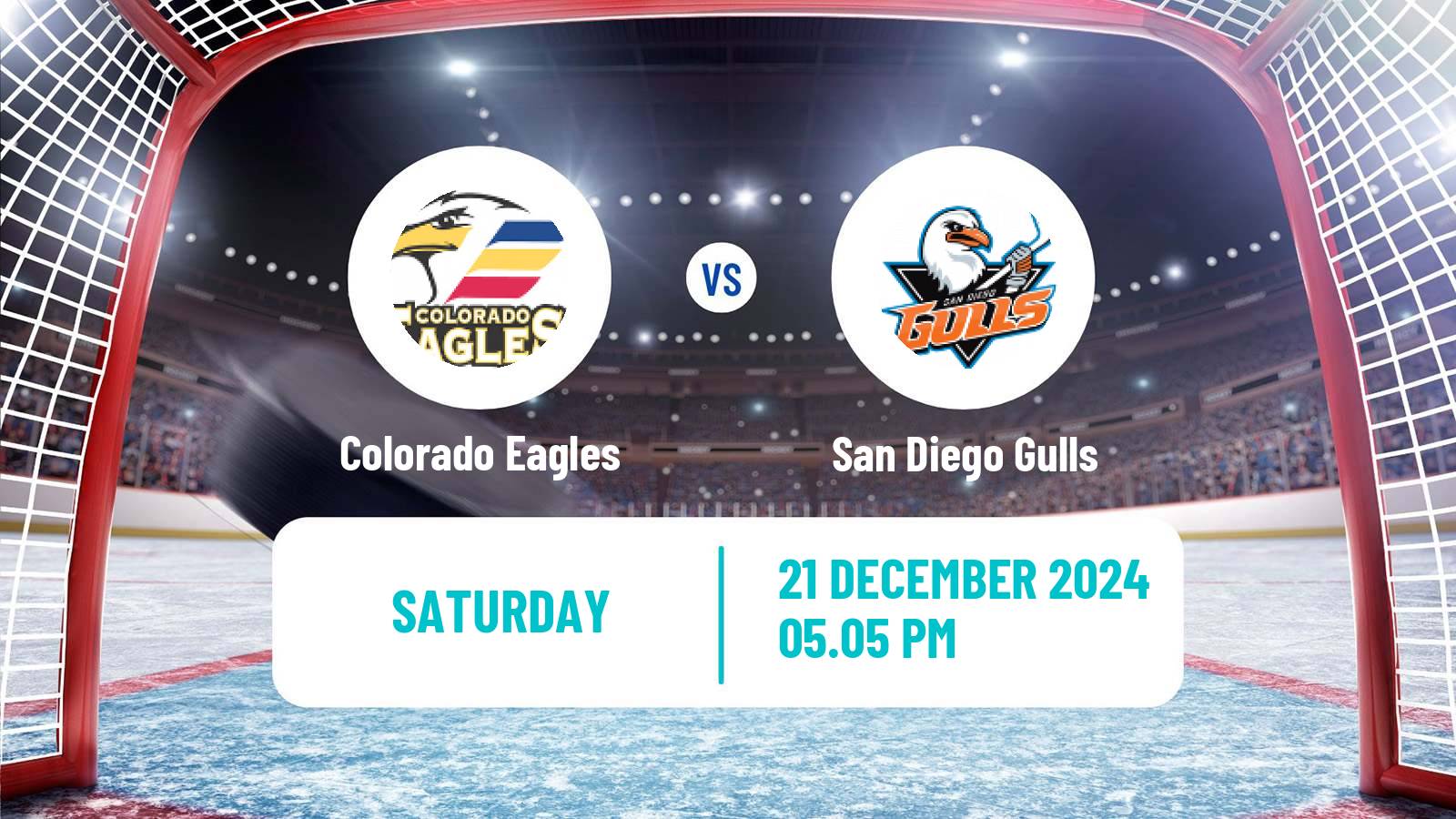 Hockey AHL Colorado Eagles - San Diego Gulls