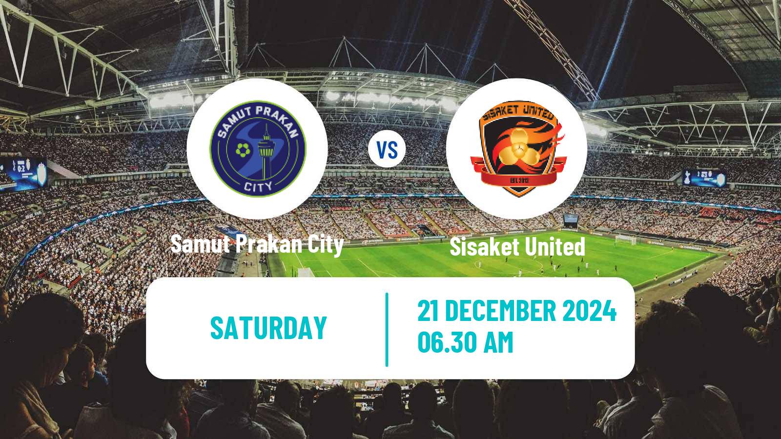 Soccer Thai League 2 Samut Prakan City - Sisaket United