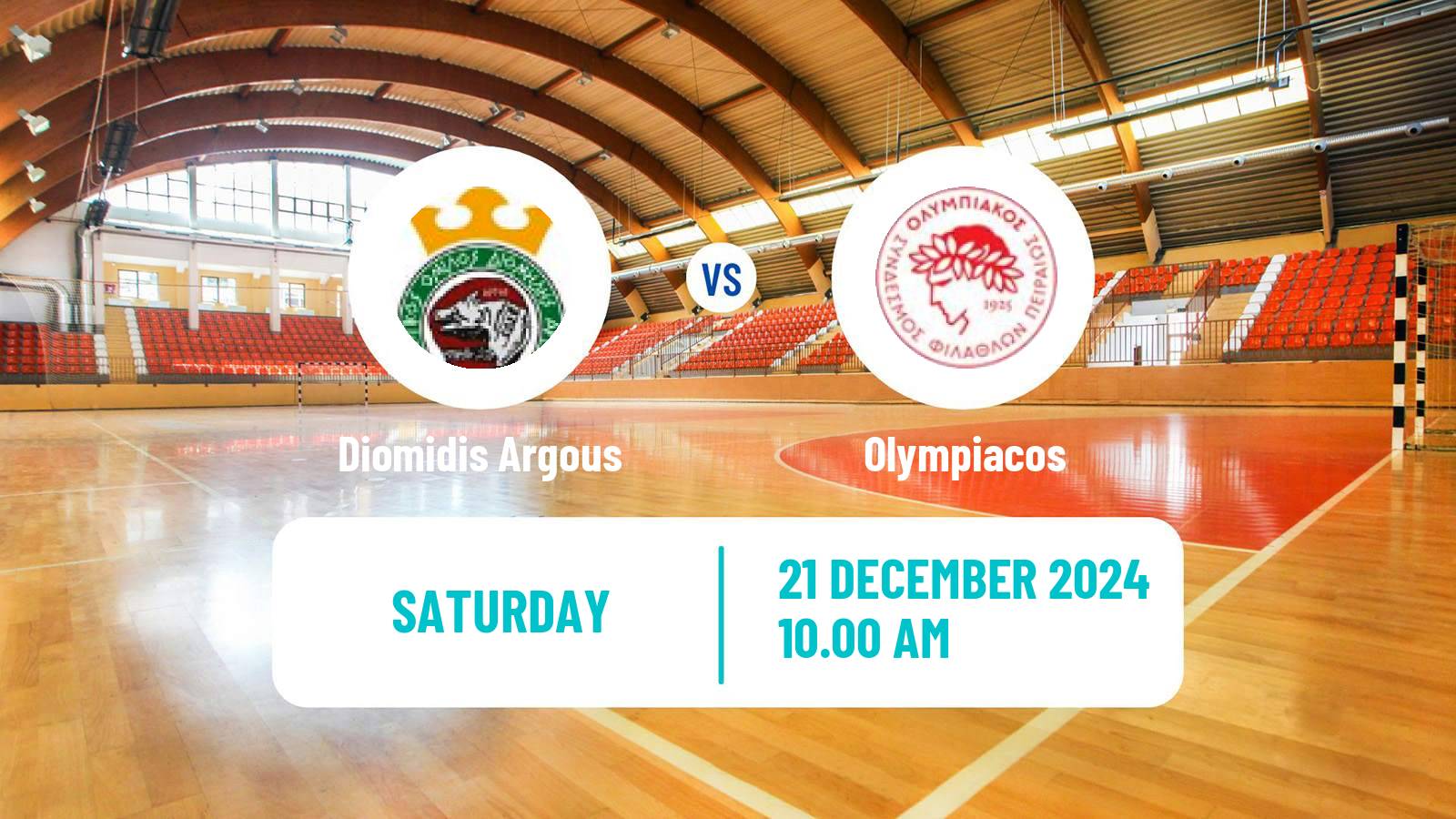 Handball Greek Cup Handball Diomidis Argous - Olympiacos