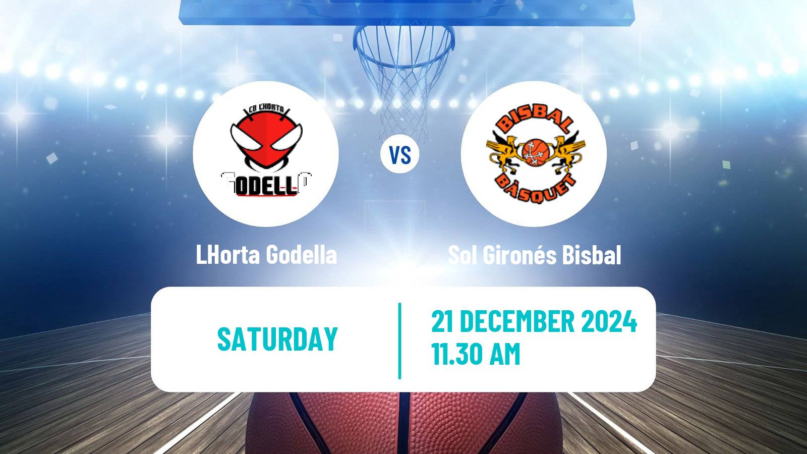 Basketball Spanish LEB Plata LHorta Godella - Sol Gironés Bisbal