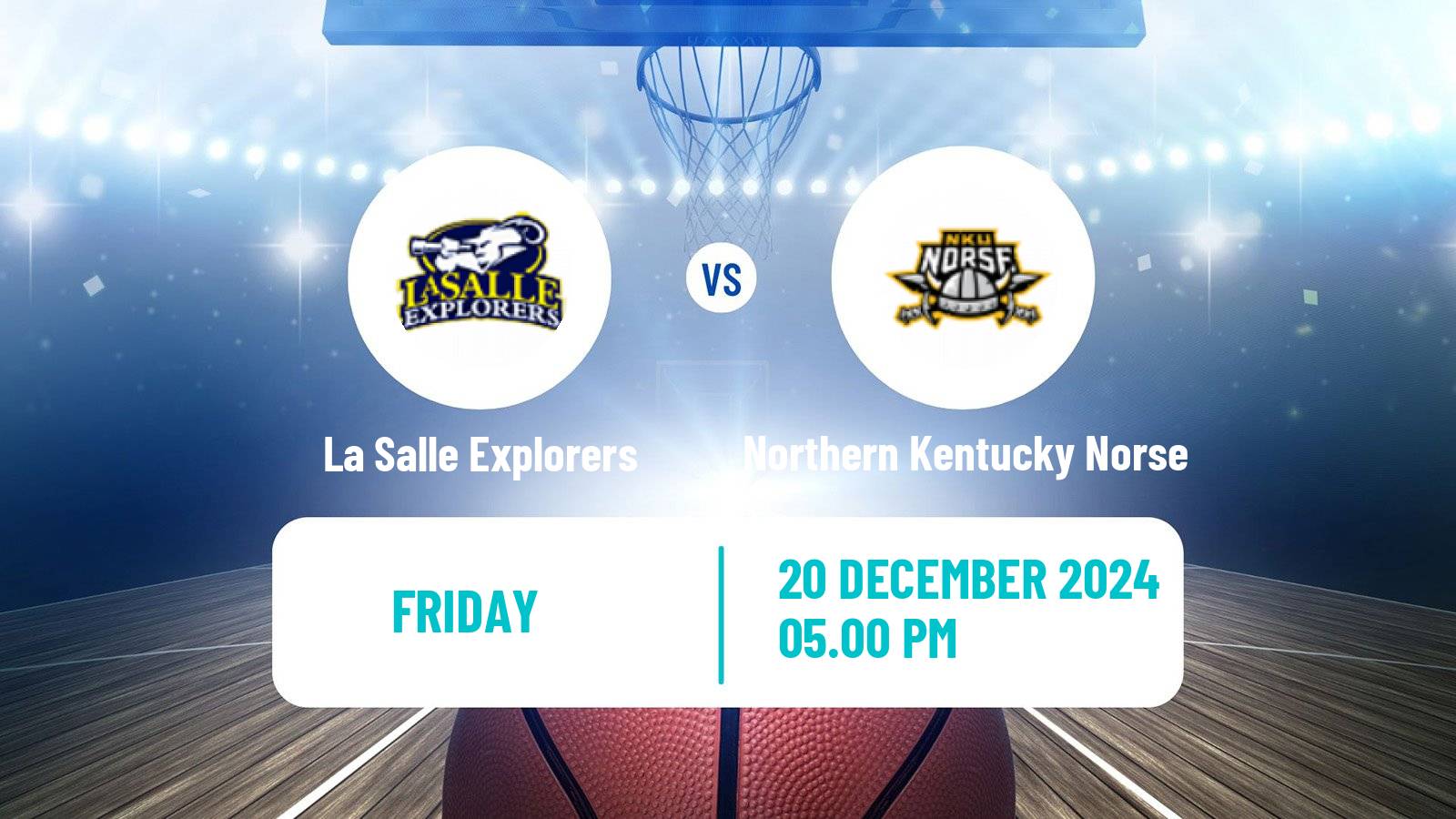 Basketball NCAA College Basketball Women La Salle Explorers - Northern Kentucky Norse