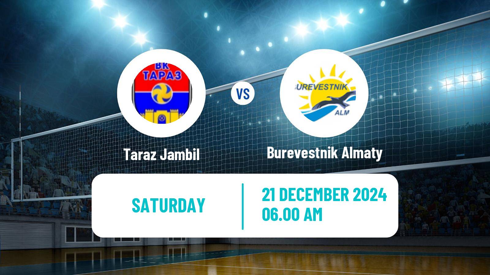 Volleyball Kazakh National League Volleyball Taraz Jambil - Burevestnik Almaty