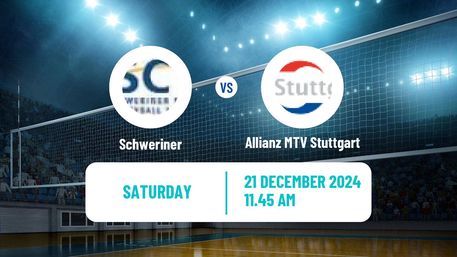 Volleyball German Bundesliga Volleyball Women Schweriner - Allianz MTV Stuttgart