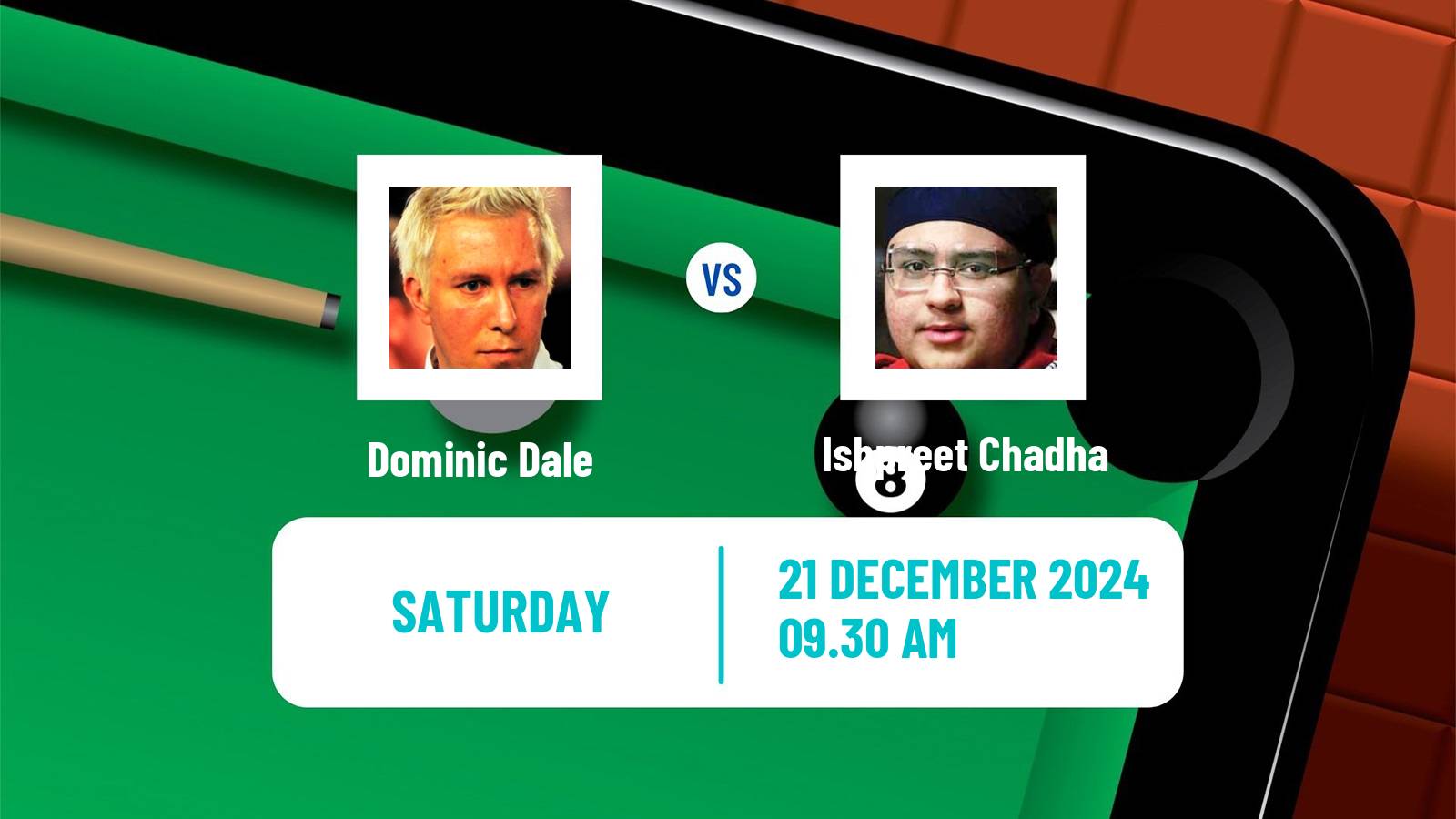 Snooker World Open Dominic Dale - Ishpreet Chadha