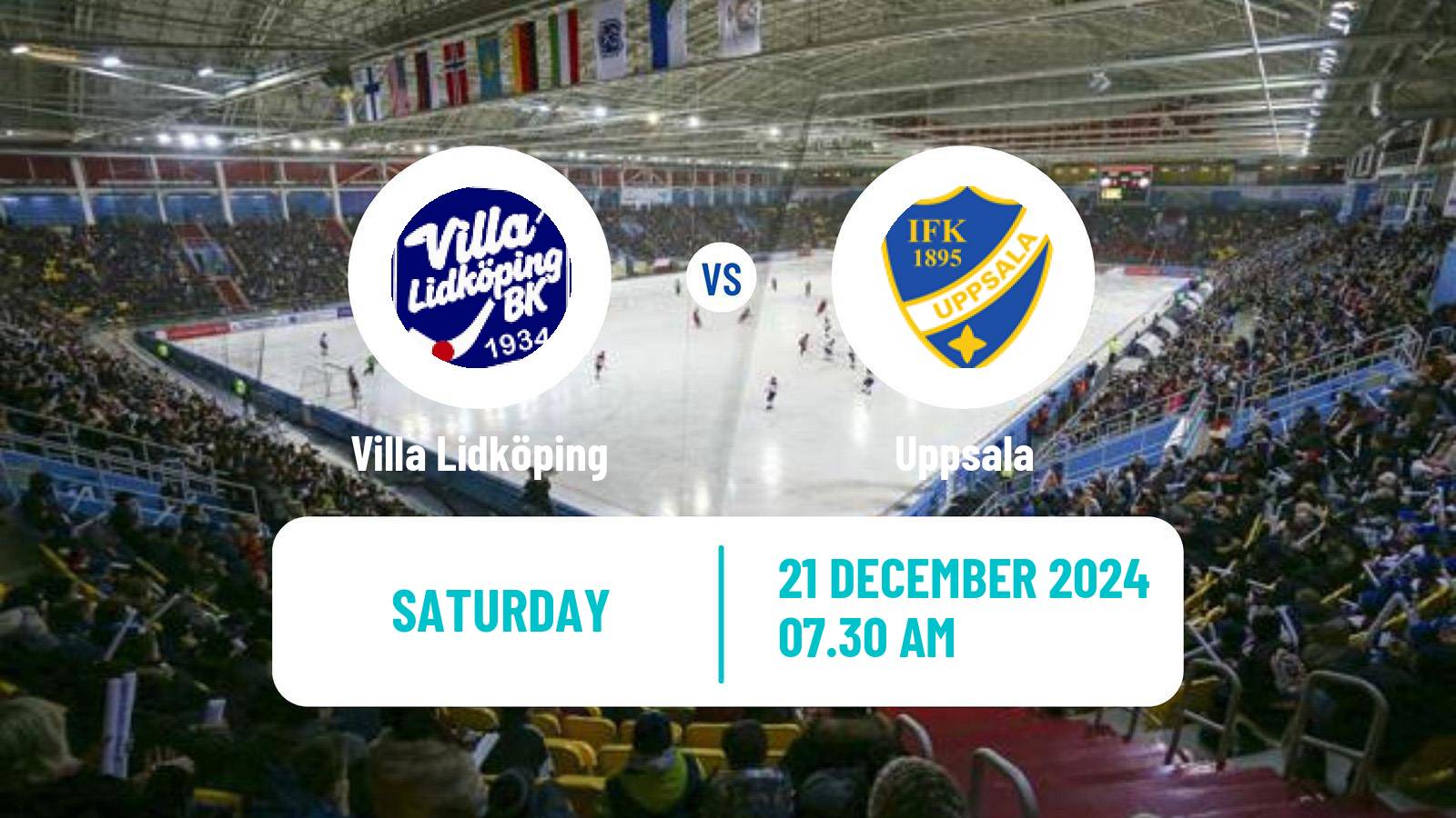 Bandy Swedish Elitserien Bandy Women Villa Lidköping - Uppsala